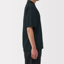 Men's Quick Dry Crew Neck Short Sleeve Knit Polo Shirt