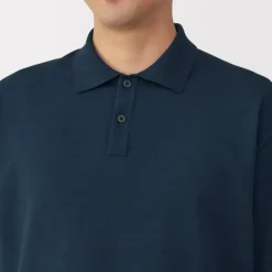 Men's Quick Dry Crew Neck Short Sleeve Knit Polo Shirt