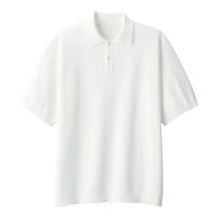 Men's Quick Dry Crew Neck Short Sleeve Knit Polo Shirt