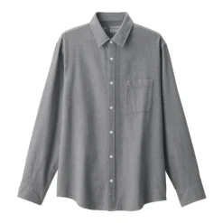 Men's Reclaimed Cotton Blend Flannel Long Sleeve Shirt