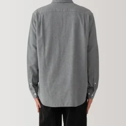 Men's Reclaimed Cotton Blend Flannel Long Sleeve Shirt