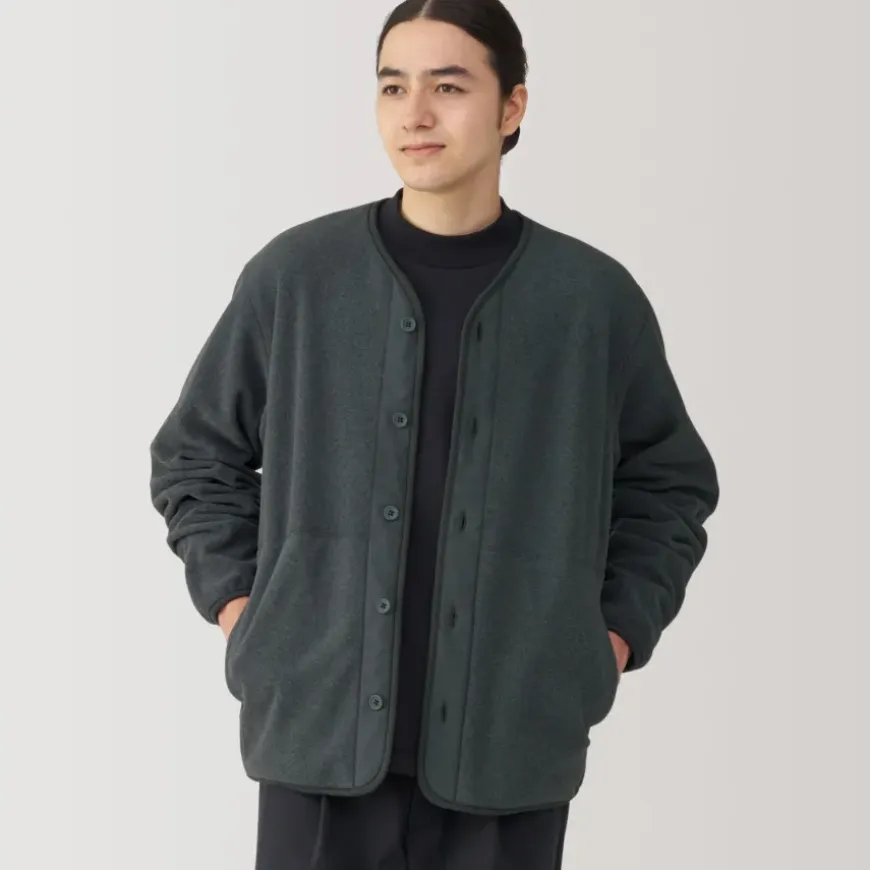 Men's Recyclable Fleece Cardigan