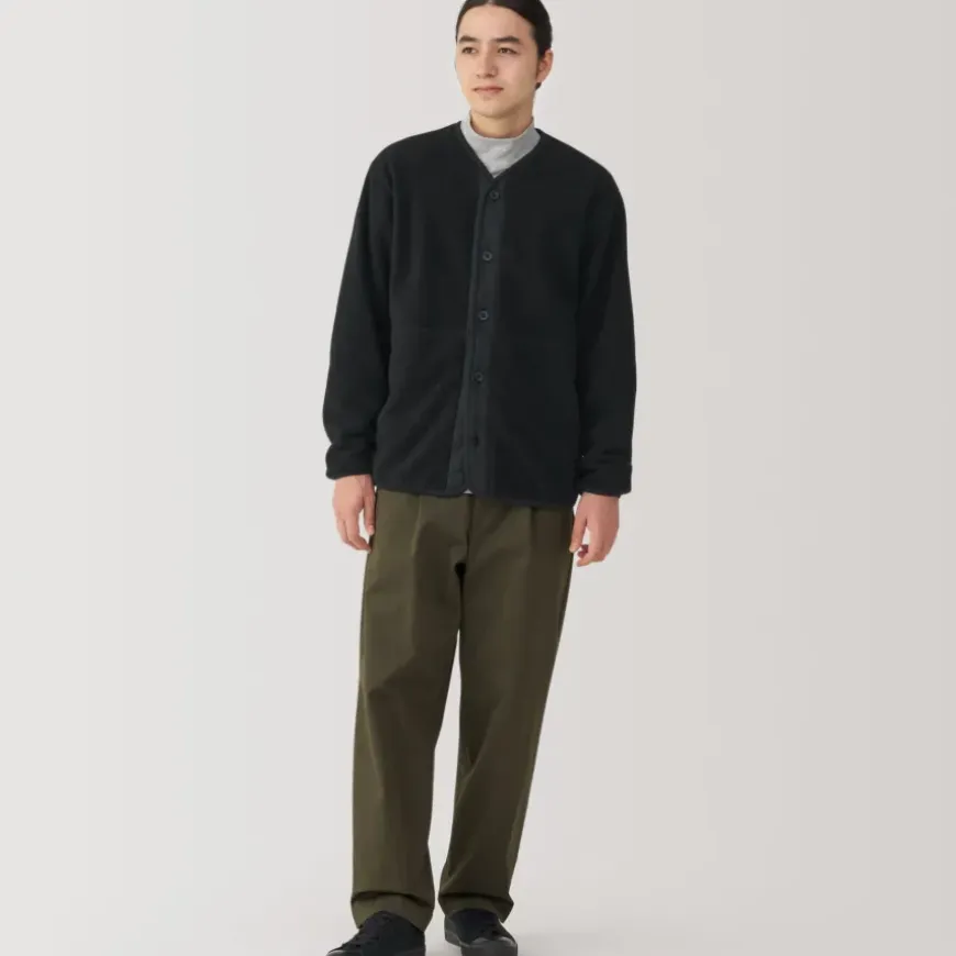 Men's Recyclable Fleece Cardigan