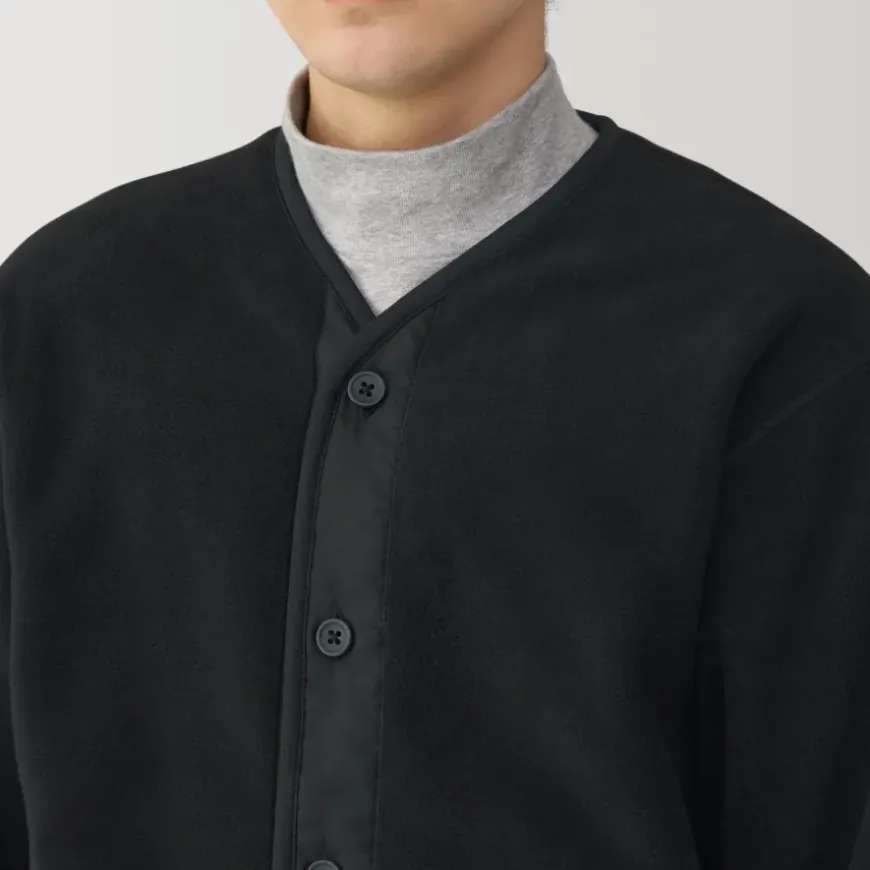 Men's Recyclable Fleece Cardigan