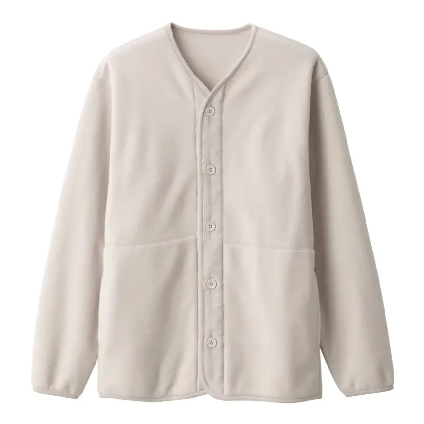 Men's Recyclable Fleece Cardigan