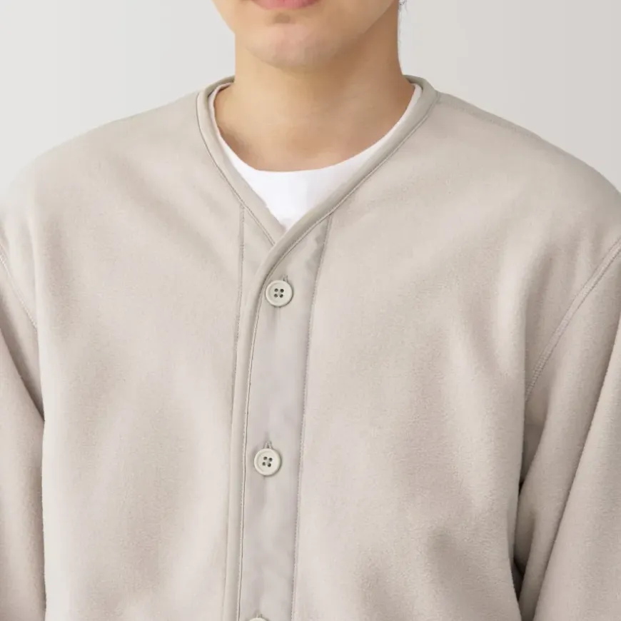 Men's Recyclable Fleece Cardigan