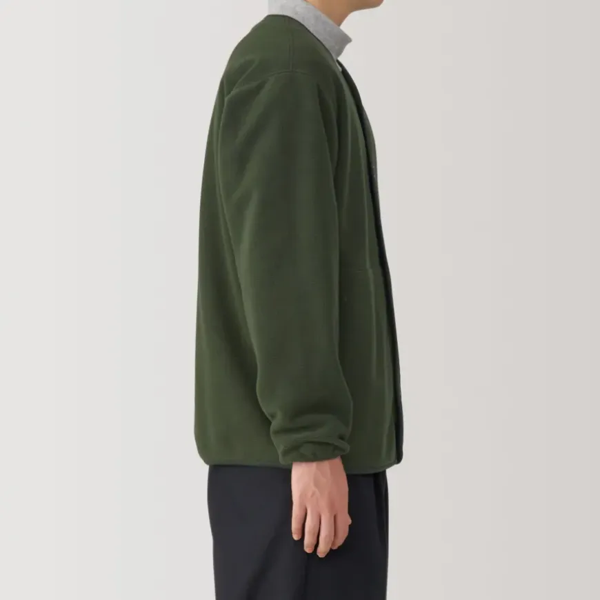 Men's Recyclable Fleece Cardigan