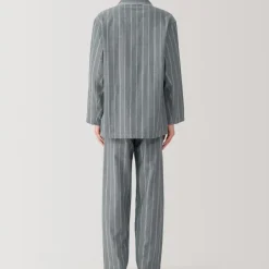 Men's Side Seamless Double Gauze Pajamas