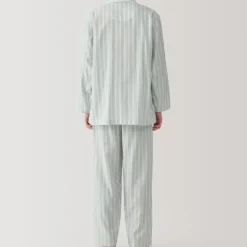 Men's Side Seamless Double Gauze Pajamas