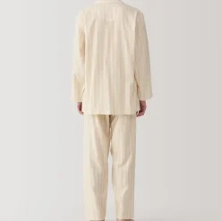 Men's Side Seamless Double Gauze Pajamas