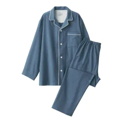 Men's Side Seamless Flannel Pajamas