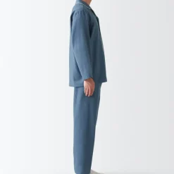 Men's Side Seamless Flannel Pajamas