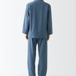 Men's Side Seamless Flannel Pajamas