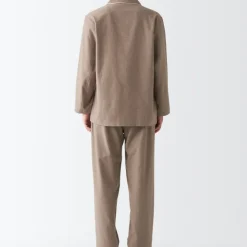 Men's Side Seamless Flannel Pajamas