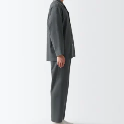 Men's Side Seamless Flannel Pajamas