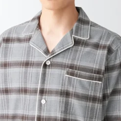Men's Side Seamless Flannel Pajamas