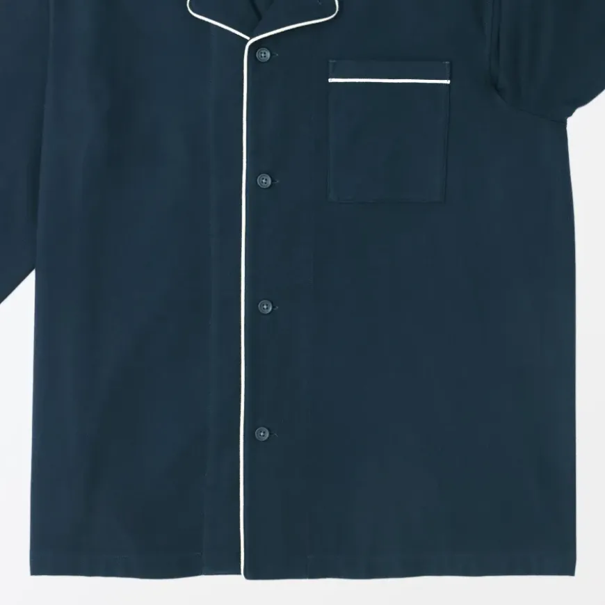 Men's Side Seamless Flannel Pajamas