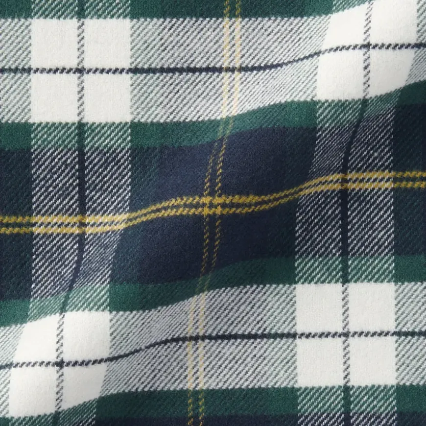 Men's Side Seamless Flannel Pajamas