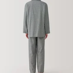 Men's Side Seamless Flannel Pajamas