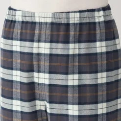 Men's Side Seamless Flannel Pajamas