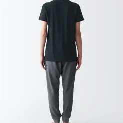 Men's Side Seamless Jersey V-Neck Short Sleeve T-Shirt