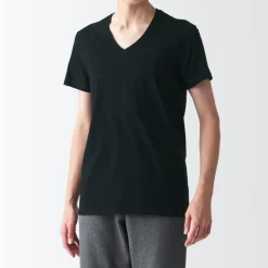 Men's Side Seamless Jersey V-Neck Short Sleeve T-Shirt