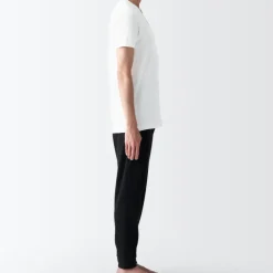 Men's Side Seamless Jersey V-Neck Short Sleeve T-Shirt