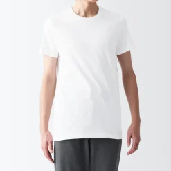 Men's Side Seamless Jersey Crew Neck Short Sleeve T-Shirt