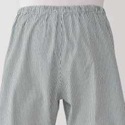 Men's Side Seamless Seersucker Short Sleeve Pajamas