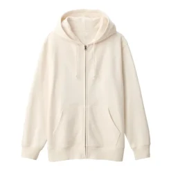 Men's Slub Jersey Sweat Zip Up Hoodie
