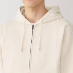 Men's Slub Jersey Sweat Zip Up Hoodie