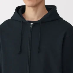 Men's Slub Jersey Sweat Zip Up Hoodie