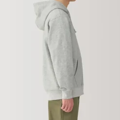 Men's Slub Jersey Sweat Zip Up Hoodie