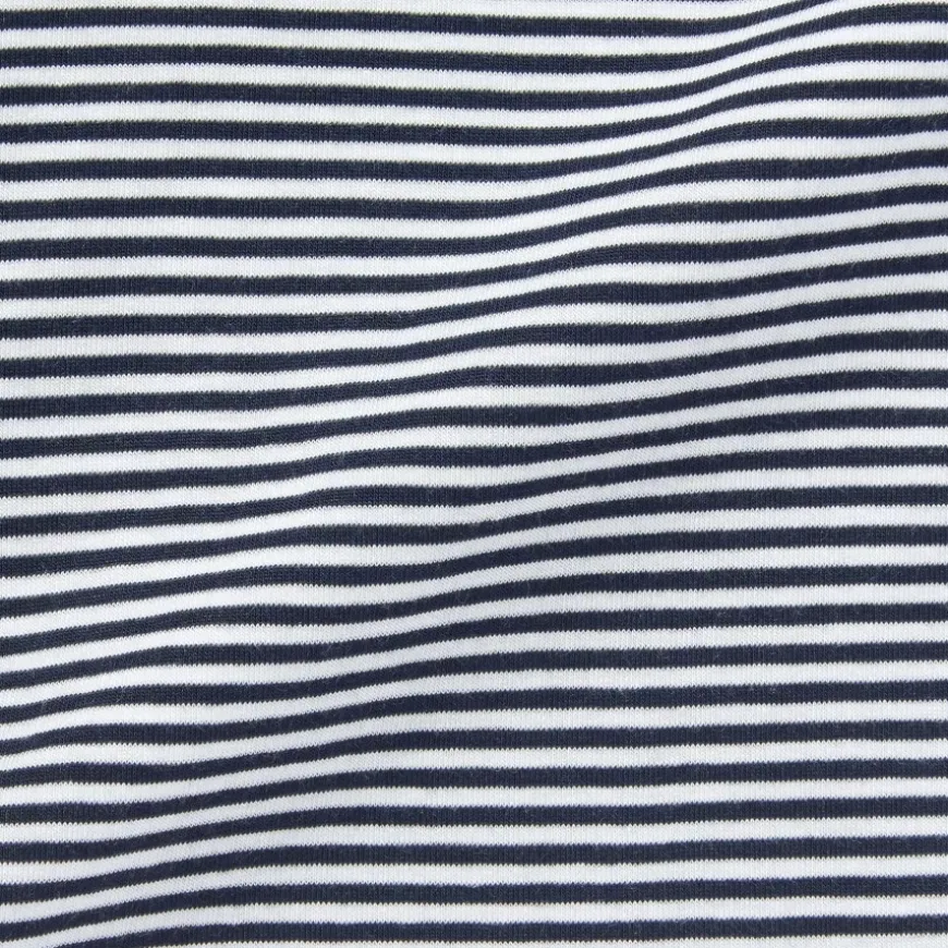 Men's Smooth Front Open Striped Boxer Brief