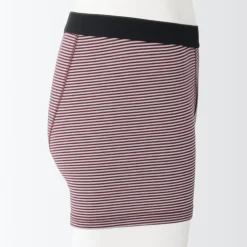Men's Smooth Front Open Striped Boxer Brief