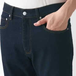 Men's Stretch Denim Slim Pants Dark Navy (L32