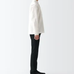 Men's Stretch Denim Slim Pants Black (L 32inch / 82cm)