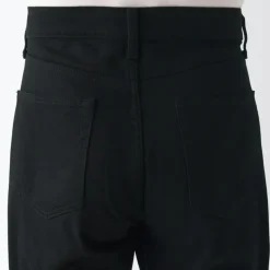 Men's Stretch Denim Slim Pants Black (L 32inch / 82cm)