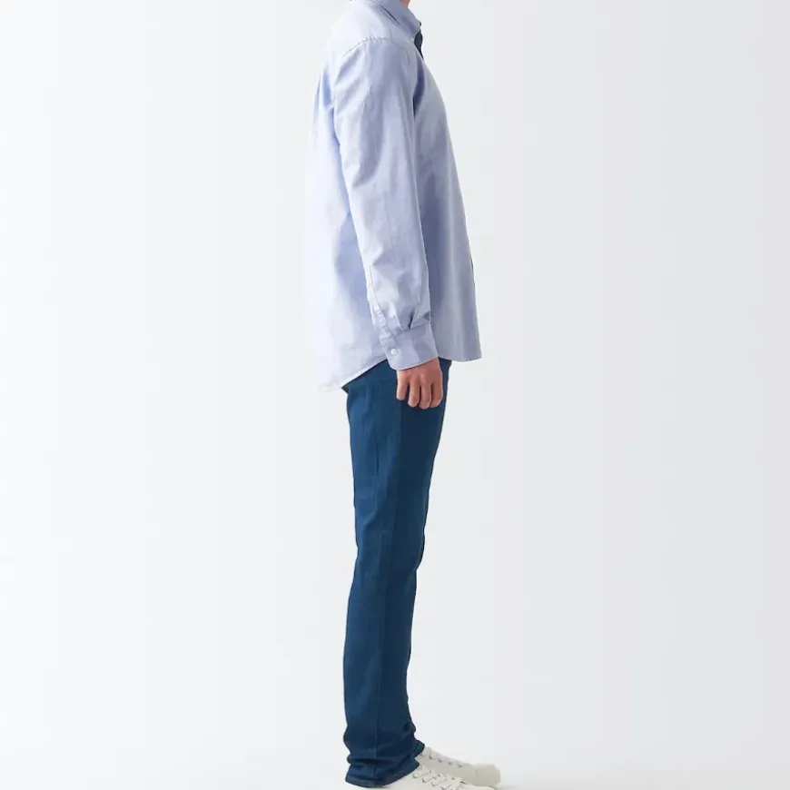 Men's Stretch Denim Slim Pants Blue (L30")