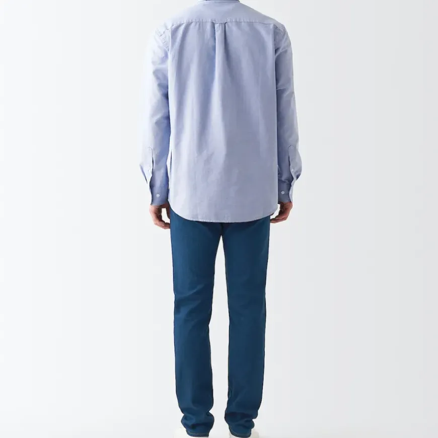 Men's Stretch Denim Slim Pants Blue (L30")