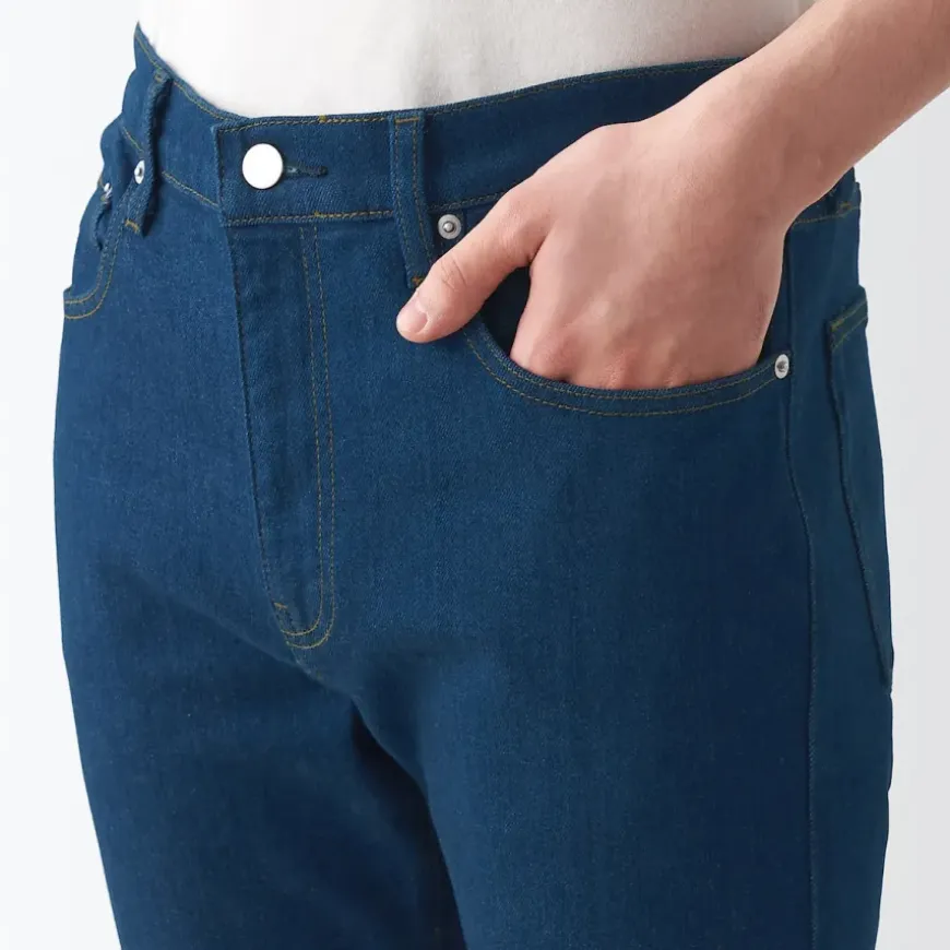 Men's Stretch Denim Slim Pants Blue (L30")