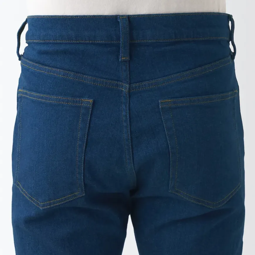 Men's Stretch Denim Slim Pants Blue (L30")