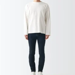 Men's Super Stretch Denim Skinny Pants Dark Navy (L32