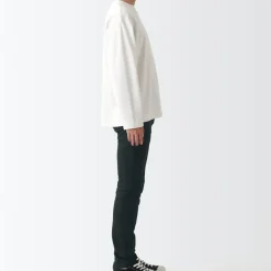 Men's Super Stretch Denim Skinny Pants Black (L32inch / 82cm)