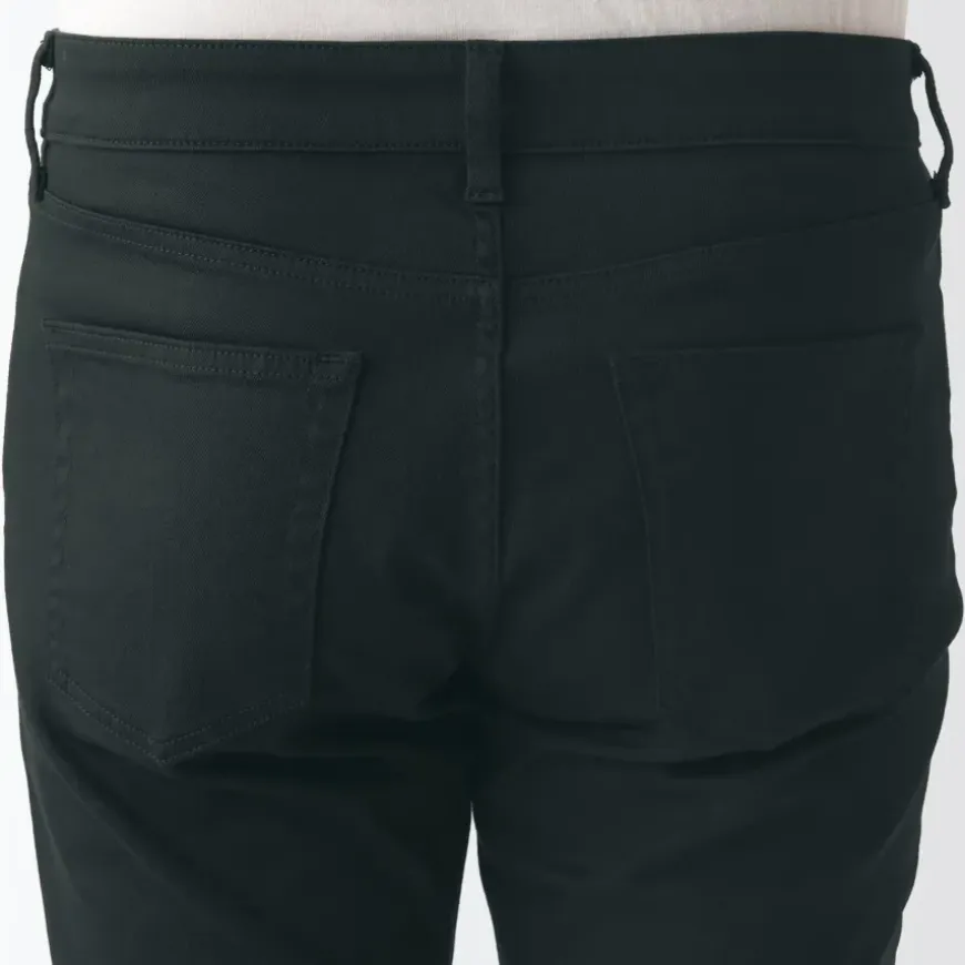 Men's Super Stretch Denim Skinny Pants Black (L32inch / 82cm)