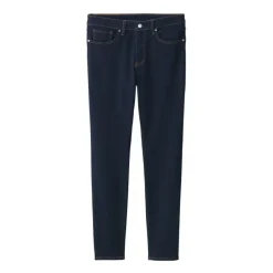 Men's Super Stretch Denim Skinny Pants Dark Navy (L 30inch / 76cm)
