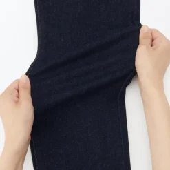 Men's Super Stretch Denim Skinny Pants Dark Navy (L 30inch / 76cm)