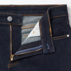Men's Super Stretch Denim Skinny Pants Dark Navy (L 30inch / 76cm)