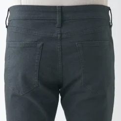 Men's Super Stretch Denim Skinny Pants Charcoal Gray (L 30inch / 76cm)