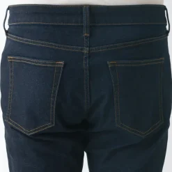 Men's Super Stretch Denim Skinny Pants Dark Navy (L 32inch / 82cm)